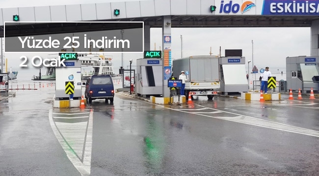 İDO kampanyası başladı! Eskihisar-Topçular feribotunda yüzde 25 indirim yaptı