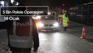 İstanbul'da 39 ilçeyi kapsayan hava destekli operasyon