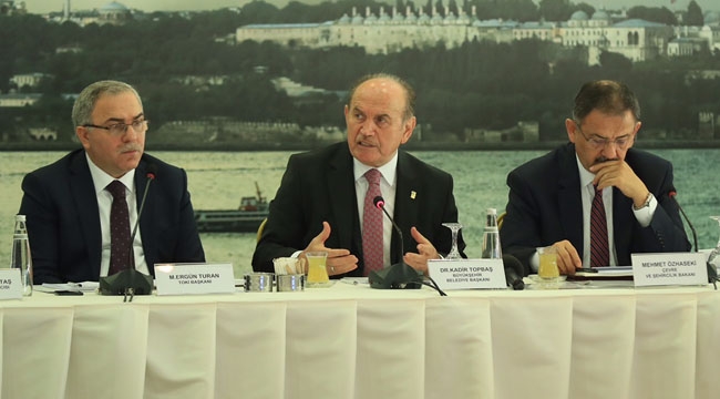 İstanbul'un 39 ilçe Belediye başkanı kentsel dönüşümü tartıştı