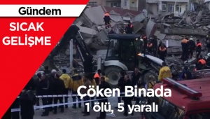 İstanbul Zeytinburnu ilçesinde 7 katlı bina çöktü: 1 ölü, 5 yaralı