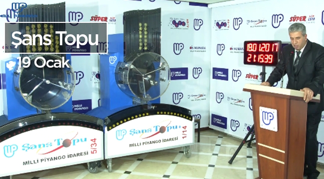 Şans Topu çekilişi (18 Ocak 2017 - 814.hafta) sonuçları ve kazanan şanslı numaralar - Milli Piyango