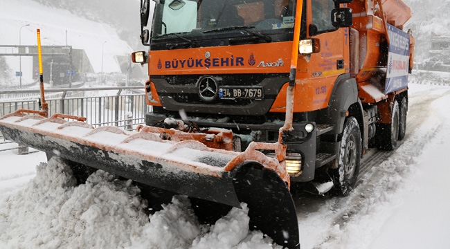 Son dakika: İstanbul'da kar yağışı son durum (İBB verileri)