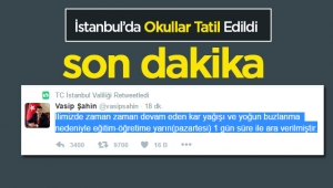 Son dakika: İstanbullu öğrencilere tatil haberi geldi! Okullar tatil edildi