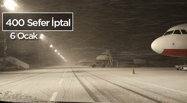 Uçak seferlerinde peş peşe iptaller yaşanıyor! 400'e yakın uçuş iptal