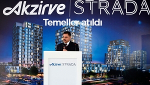 Akzirve projesi "Strada" Bahçeşehir'de temeller atıldı