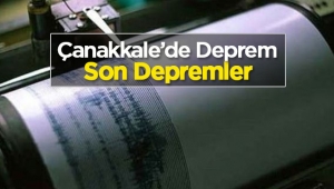 Çanakkale'de yeni bir deprem daha! Son depremler - Ayvacık 4.5 büyüklüğünde depremle sallandı