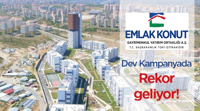 Emlak Konut GYO kampanyası ile 12 günlük konut satışı 1250 adet