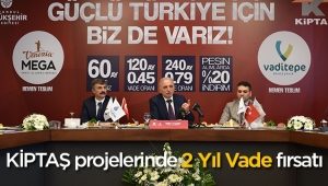 KİPTAŞ projelerinde "Güçlü Türkiye İçin" 20 yıl vadeli konut sahibi olma kampanyası