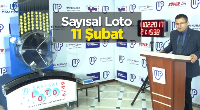 Sayısal Loto çekilişi (11 Şubat 2017 - 1057. hafta) sonuçları - Milli Piyango Sayısal Loto kaç milyon devretti