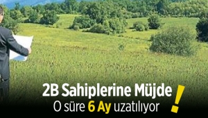 2B arazi sahiplerine müjde