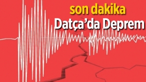 Datça açıklarında korkutan deprem! Son depremler Akdeniz'de 4.4 büyüklüğünde deprem (1)