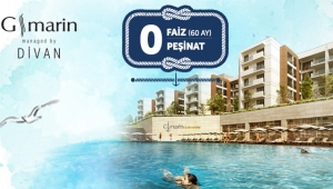 G Marin managed by Divan'da sıfır peşinatla hemen teslim evler
