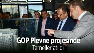 GOP Plevne konut projesi temelleri Bakan Özhaseki'nin katılımıyla atıldı