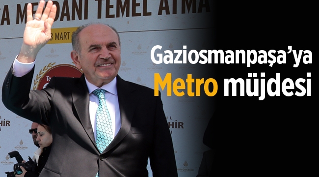 İBB'den İstanbul Gaziosmanpaşa'ya dev meydan ve metro geliyor