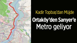 İstanbul'a Ortaköy'den Sarıyer'e yeni metro hattı projesi müjdesi
