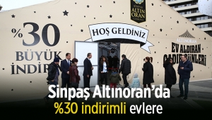 Sinpaş Altınoran çadırında 320 Bin TL'den başlayan fiyatlarla evler