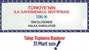 Son dakika haberi: TOKİ Gayrimenkul Sertifikası İhraç Duyurusu