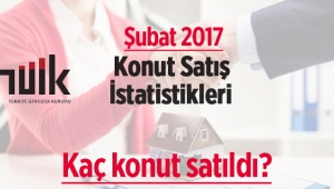 Şubat 2017'de 101 Bin 468 konut satıldı