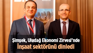 Uludağ Ekonomi Zirvesi 'nde Mehmet Şimşek iş dünyası ile buluştu