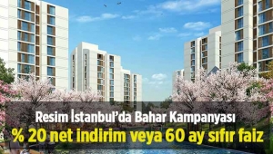 Resim İstanbul konutlarında bahar aylarına özel peşin alımlara yüzde 20 indirim