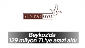 Sinpaş GYO, Beykoz'da 100 bin metrekare arazi satın aldı