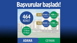 TOKİ Adana Ceyhan konutları 420 TL taksitle satışa çıktı başvurular başladı