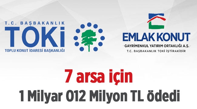 Emlak Konut GYO, TOKİ'den 7 arsa satın aldı
