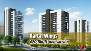 "Kartal Wings" konutları 420 bin TL'den satışta
