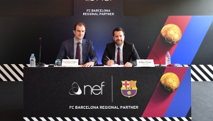 Nef, Dünya devi FC Barcelona ile 3 yıllık sponsorluk anlaşması imzaladı
