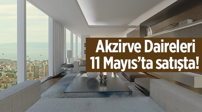 Pega Kartal’daki Akzirve Daireleri 11 Mayıs’ta satışa çıkıyor