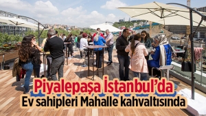 Piyalepaşa İstanbul’da tüm mahalle kahvaltıda bir araya geldi