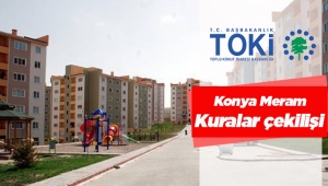 TOKİ Konya Meram Gödene konut projesinde evlerin sahipleri belirlendi