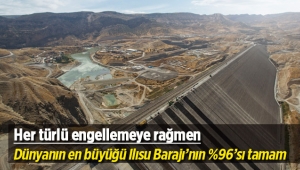Ilısu barajının yüzde 96’sı tamam