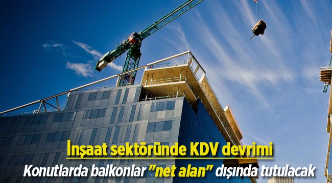 Konutlarda balkonlar "net alan" dışında tutulacak