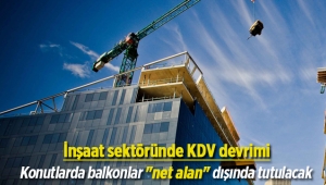 Konutlarda balkonlar "net alan" dışında tutulacak