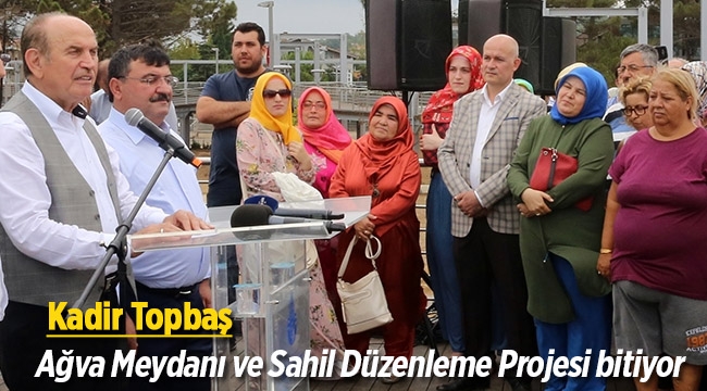 Ağva Meydanı ve Sahil Düzenleme Projesi bitiyor