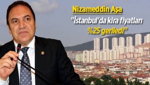 Nizameddin Aşa, "İstanbul'da konutta kira fiyatları yüzde 25 geriledi"