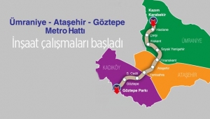 Ümraniye- Ataşehir- Göztepe Metrosu inşaatı başladı