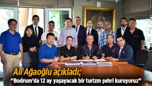 Ali Ağaoğlu, Bodrum için Konglu ve Çinli yatırımcılar ile görüşüyor