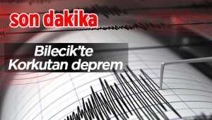 Bilecik 'te 3.7 büyüklüğünde korkutan deprem! Deprem sonrası vatandaş sokaklara çıktı...