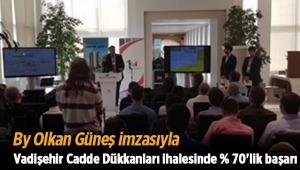 By Olkan Güneş imzalı Vadişehir Cadde Dükkanları ihalesinde yüzde 70'lik başarı