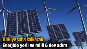 Enerjide yerli ve milli 6 dev adım