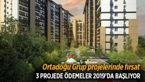 Ortadoğu Grup projelerinden ev alana 2019'a kadar ödeme yok