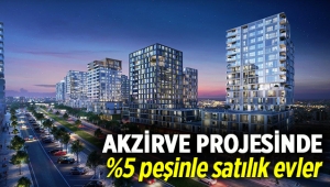 Akzirve Strada Bahçeşehir'de yüzde 5 peşinatla satılık evler