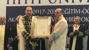 Avni Çelik’e Hitit Üniversitesi’nden Fahri Doktora