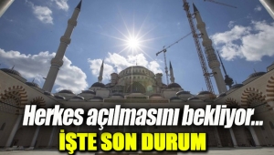 Çamlıca Cami inşaatının yüzde 90'ı tamamlandı