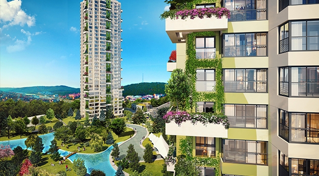 Çekmeköy Ormanı manzaralı Sinpaş Gökorman konutları