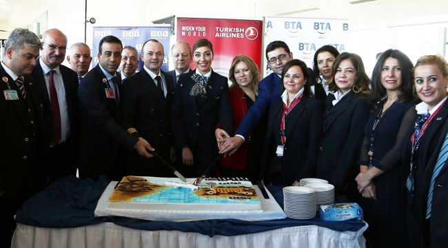 Esenboğa'dan THY'nin ilk Paris uçuşu yapıldı