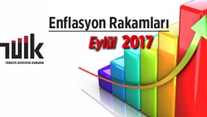Eylül 2017 enflasyon rakamları açıklandı
