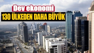 İstanbul'da ekonomi 349 milyar dolarla 130 ülkeden daha büyük